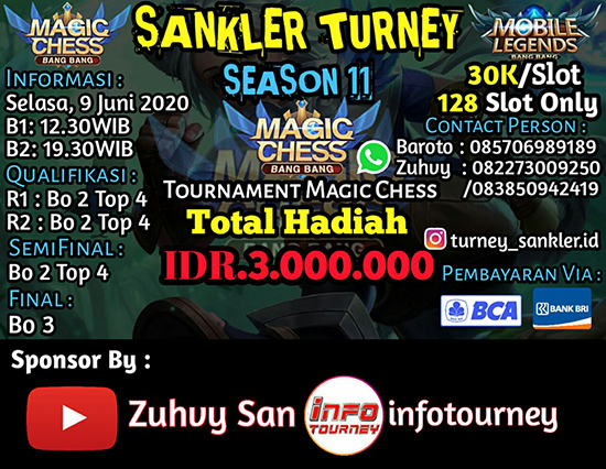 turnamen magic chess magicchess juni 2020 sankler season 11 poster