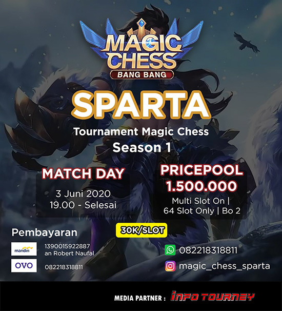 turnamen magic chess magicchess juni 2020 sparta cup season 1 poster