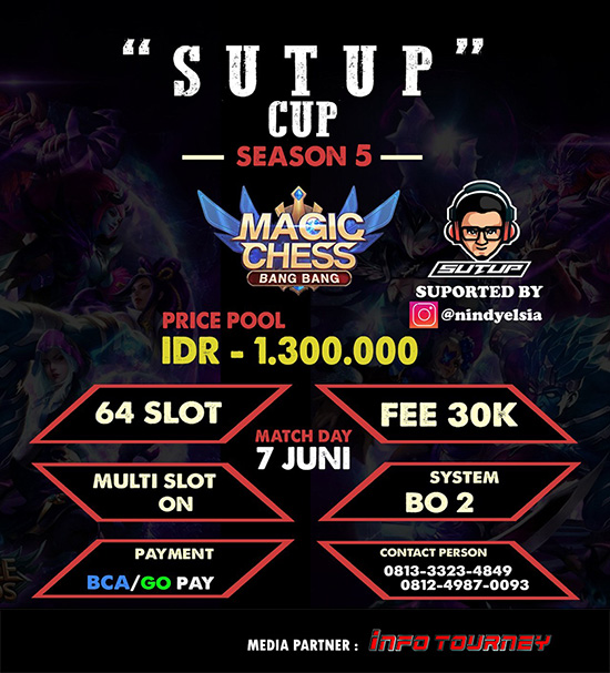 turnamen magic chess magicchess juni 2020 sutup cup season 5 poster