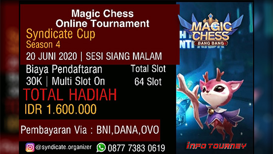 turnamen magic chess magicchess juni 2020 syndicate season 4 logo