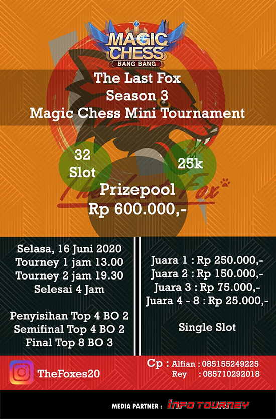 turnamen magic chess magicchess juni 2020 the last fox season 3 poster