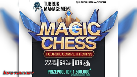 turnamen magic chess magicchess juni 2020 tubruk competition season 3 logo