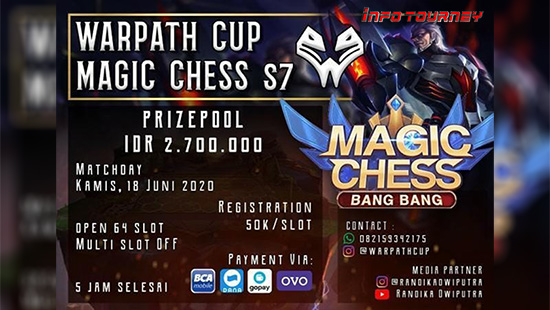 turnamen magic chess magicchess juni 2020 warpath cup season 7 logo