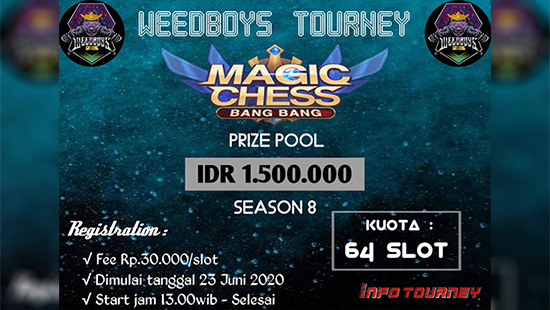 turnamen magic chess magicchess juni 2020 weedboys season 8 logo