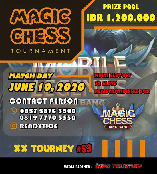 turnamen magic chess magicchess juni 2020 xx season 3 poster