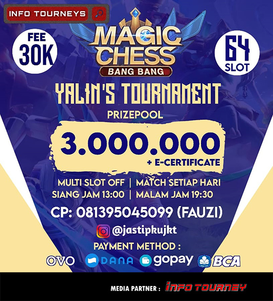 turnamen magic chess magicchess juni 2020 yalins season 4 poster