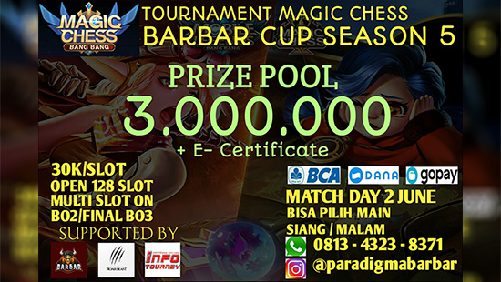 turnamen magic chess magicchess juni 2020 barbar cup season 5 logo
