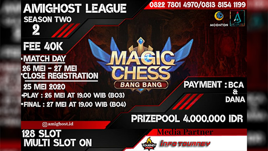 turnamen magic chess magicchess mei 2020 amighost league season 2 logo