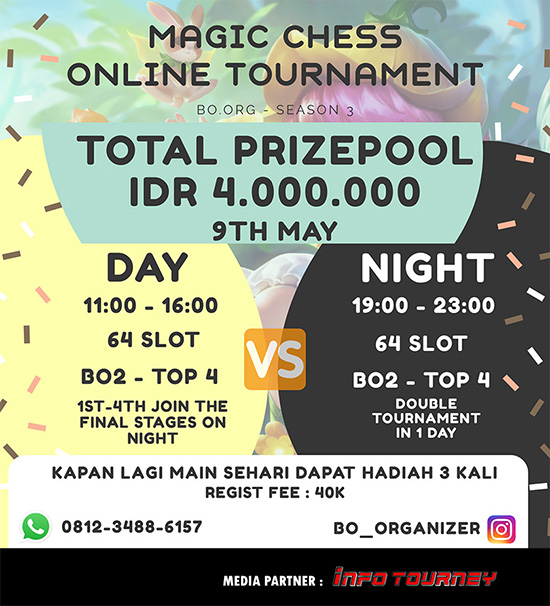 turnamen magic chess magicchess mei 2020 bo organizer season 3 poster