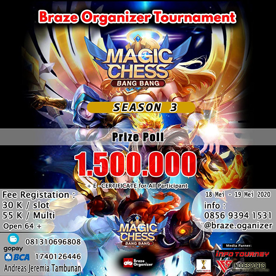 turnamen magic chess magicchess mei 2020 brazer organizer season 3 poster