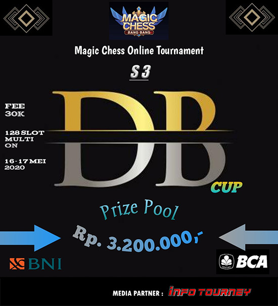 turnamen magic chess magicchess mei 2020 db cup season 3 poster