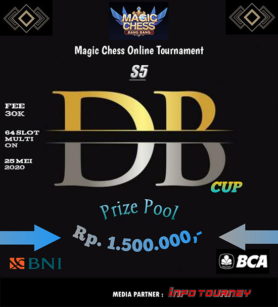 turnamen magic chess magicchess mei 2020 db cup season 5 poster