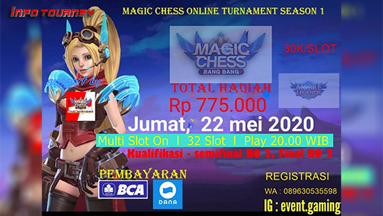 turnamen magic chess magicchess mei 2020 event gaming season 1 logo
