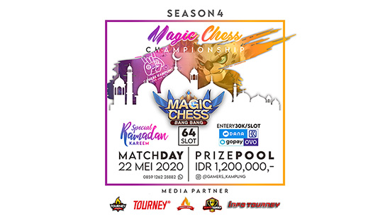 turnamen magic chess magicchess mei 2020 gamers kampung season 4 logo