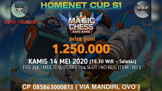 turnamen magic chess magicchess mei 2020 homenet cup season 1 logo 1