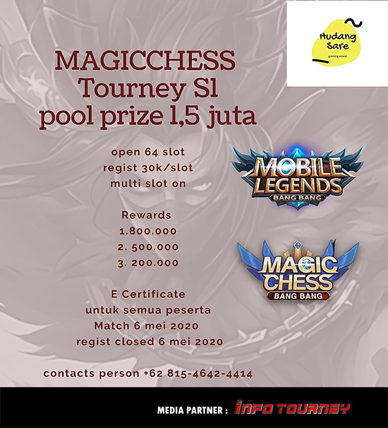turnamen magic chess magicchess mei 2020 hudang sare season 1 poster