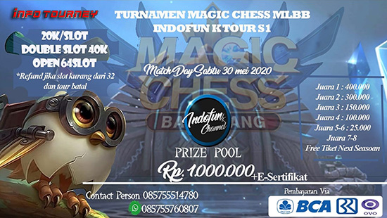 turnamen magic chess magicchess mei 2020 indofun k season 1 logo