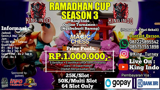 turnamen magic chess magicchess mei 2020 king indo ramadhan season 3 logo 1