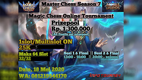 turnamen magic chess magicchess mei 2020 master chess season 7 logo