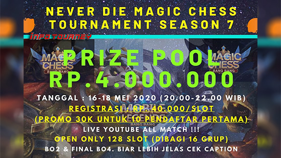 turnamen magic chess magicchess mei 2020 never die season 7 logo
