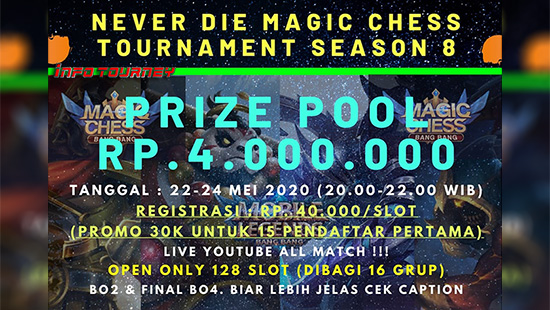 turnamen magic chess magicchess mei 2020 never die season 8 logo