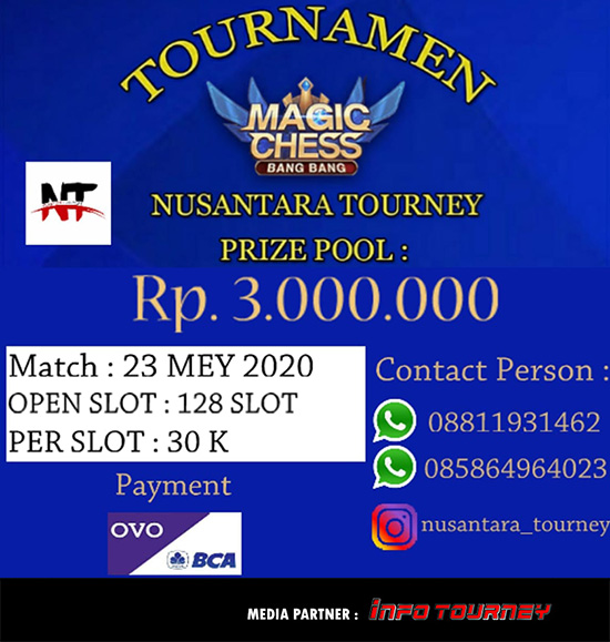 turnamen magic chess magicchess mei 2020 nusantara season 1 poster