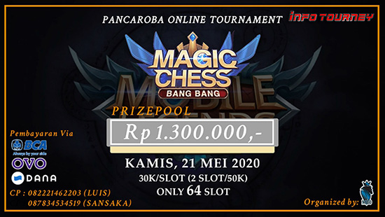 turnamen magic chess magicchess mei 2020 pancaroba cup logo