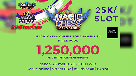 turnamen magic chess magicchess mei 2020 tampan season 4 logo