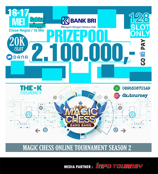 turnamen magic chess magicchess mei 2020 the k season 2 poster