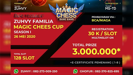 turnamen magic chess magicchess mei 2020 zuhvy familia season 1 logo