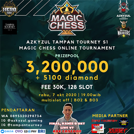turnamen magic chess magicchess oktober 2020 azkyzul tampan season 1 poster