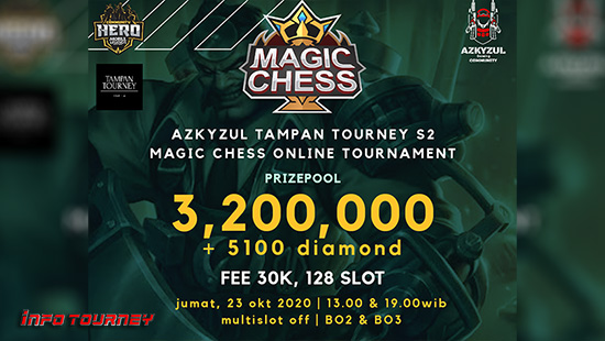 turnamen magic chess magicchess oktober 2020 azkyzul tampan season 2 logo