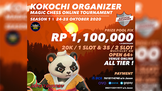 turnamen magic chess magicchess oktober 2020 kokochi organizer season 1 logo