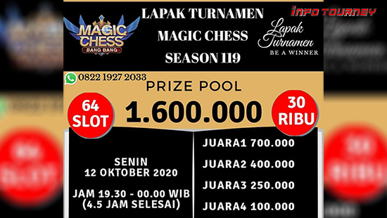 turnamen magic chess magicchess oktober 2020 lapak turnamen season 119 logo