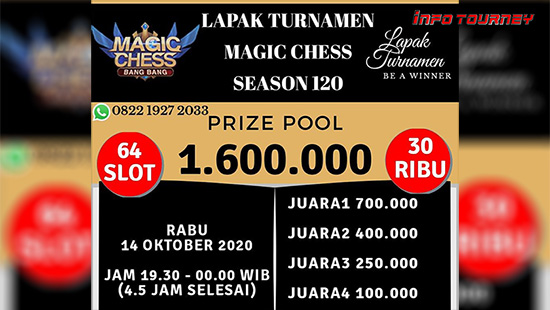 turnamen magic chess magicchess oktober 2020 lapak turnamen season 120 logo