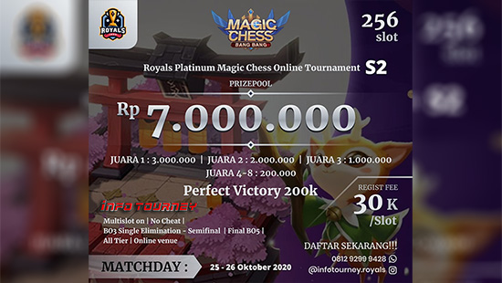 turnamen magic chess magicchess oktober 2020 royals indo platinum season 2 logo