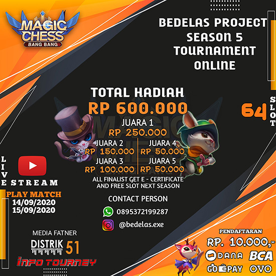 turnamen magic chess magicchess september 2020 bedelas project season 5 poster