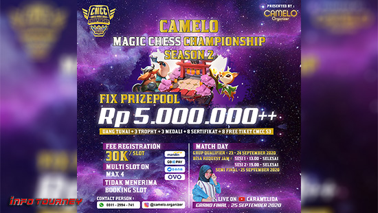 turnamen magic chess magicchess september 2020 camelo season 2 logo