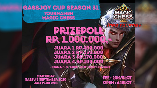 turnamen magic chess magicchess september 2020 gassjoy cup season 31 logo
