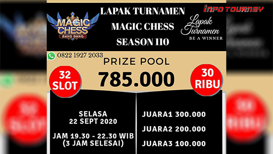 turnamen magic chess magicchess september 2020 lapak turnamen season 110 logo