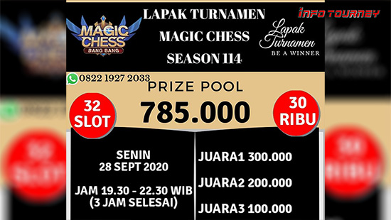 turnamen magic chess magicchess september 2020 lapak turnamen season 114 logo