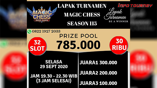 turnamen magic chess magicchess september 2020 lapak turnamen season 115 logo