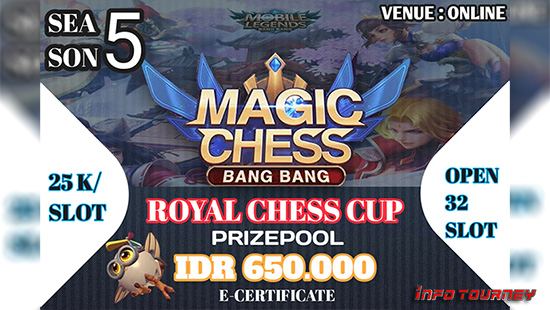turnamen magic chess magicchess september 2020 royal chess cup season 5 logo