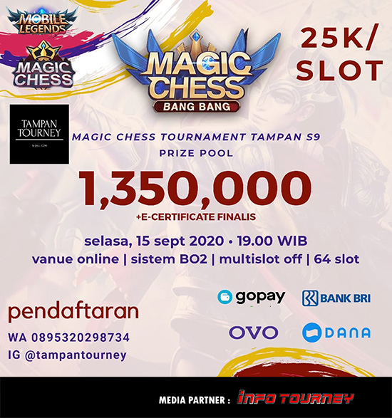 turnamen magic chess magicchess september 2020 tampan season 29 poster