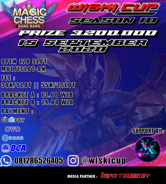 turnamen magic chess magicchess september 2020 wiski cup season 10 poster