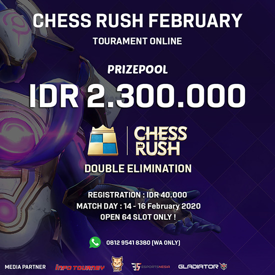turnamen chess rush chessrush februari 2020 meister division february poster