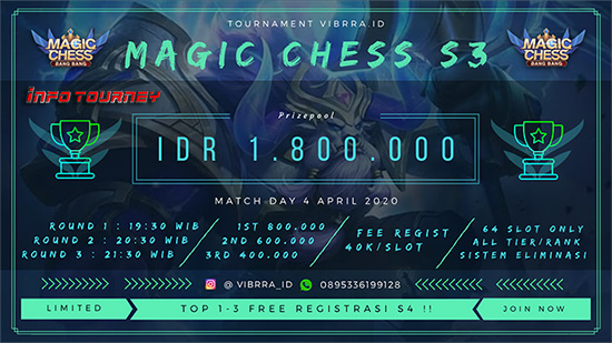 turnamen magic chess magicchess april 2020 vibrra id season 3 logo