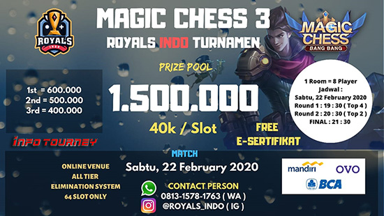 turnamen magic chess magicchess februari 2020 royals indo season 3 logo