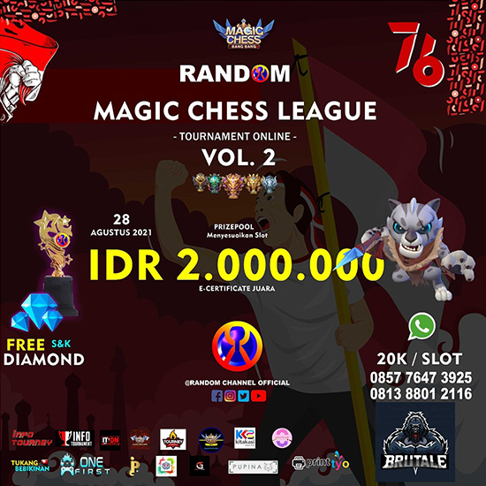 turnamen magic chess magicchess agustus 2021 random channel season 2 poster