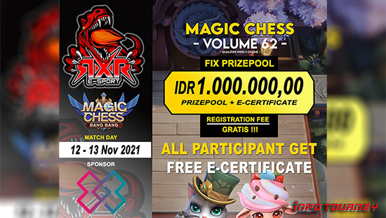 turnamen magic chess magicchess november 2021 rxr esport season 62 week 2 logo